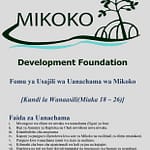 Fomu ya usajili wa Mwanachama Mikoko (Miaka 18 - 26)